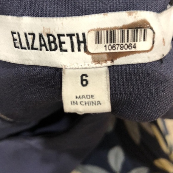 Elizabeth and James Phoenix Dress Size 6 Dusty Blue Cut Out Sides Bodycon - Picture 6 of 10